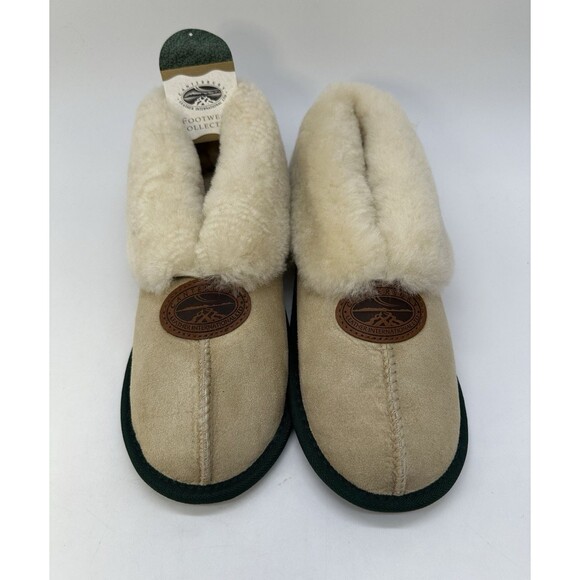 Canterbury Leather Sheepskin Slippers Regent Eva Sole Size L New Zealand New - Picture 1 of 16